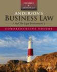 Image for Anderson&#39;s Business Law : And the Legal Environment