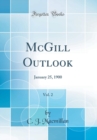 Image for McGill Outlook, Vol. 2: January 25, 1900 (Classic Reprint)