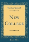 Image for New College (Classic Reprint)