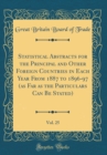 Image for Statistical Abstracts for the Principal and Other Foreign Countries in Each Year From 1887 to 1896-97 (as Far as the Particulars Can Be Stated), Vol. 25 (Classic Reprint)
