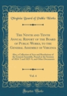 Image for The Ninth and Tenth Annual Report of the Board of Public Works, to the General Assembly of Virginia, Vol. 4: Also, a Collection of Acts and Resolutions of the General Assembly, Passed at the Sessions 