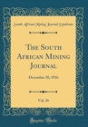 Image for The South African Mining Journal, Vol. 26: December 30, 1916 (Classic Reprint)