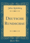 Image for Deutsche Rundschau (Classic Reprint)