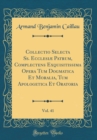 Image for Collectio Selecta Ss. Ecclesiæ Patrum, Complectens Exquisitissima Opera Tum Dogmatica Et Moralia, Tum Apologetica Et Oratoria, Vol. 41 (Classic Reprint)