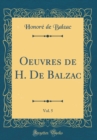 Image for Oeuvres de H. De Balzac, Vol. 5 (Classic Reprint)