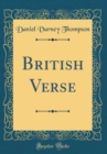 Image for British Verse (Classic Reprint)