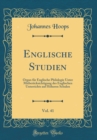 Image for Englische Studien, Vol. 41: Organ fur Englische Philologie Unter Mitberucksichtigung des Englischen Unterrichts auf Hoheren Schulen (Classic Reprint)