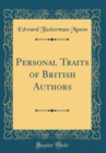 Image for Personal Traits of British Authors (Classic Reprint)