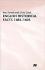 Image for English historical facts, 1485-1603