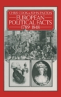 Image for European political facts 1789-1848