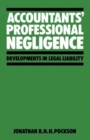 Image for Accountants&#39; Professional Negligence : Developments in Legal Liability