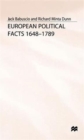 Image for European Political Facts, 1648-1789