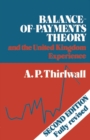 Image for Balance of Payments Theory and the United Kingdom Experience