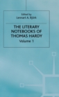 Image for The Literary Notebooks of Thomas Hardy : Volume 1