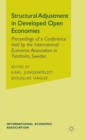 Image for Structural Adjustment in Developed Open Economies