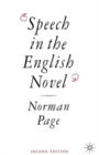 Image for Speech in the English Novel