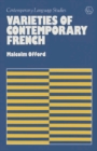 Image for Varieties of Contemporary French