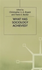 Image for What Has Sociology Achieved?