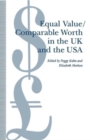 Image for Equal Value/Comparable Worth in the UK and the USA
