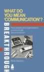 Image for What Do You Mean - Communication