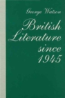 Image for British Literature since 1945