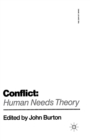 Image for Conflict: Human Needs Theory