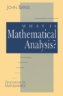 Image for What is Mathematical Analysis?