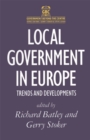 Image for Local Government in Europe : Trends And Developments