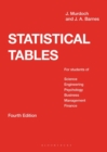 Image for Statistical tables  : for students of science, engineering, psychology, business, management, finance