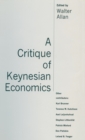 Image for A Critique of Keynesian Economics