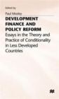 Image for Development Finance and Policy Reform