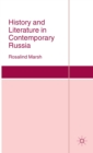 Image for History and Literature in Contemporary Russia