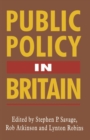 Image for Public Policy in Britain