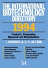 Image for The International Biotechnology Directory 1994