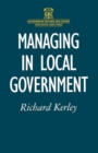 Image for Managing in Local Government