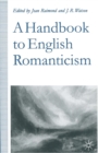 Image for A Handbook to English Romanticism