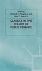 Image for Classics in the Theory of Public Finance