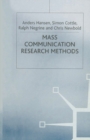 Image for Mass Communication Research Methods