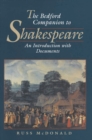 Image for The Bedford companion to Shakespeare  : an introduction with documents