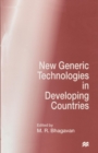 Image for New Generic Technologies in Developing Countries