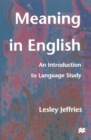 Image for Meaning in English  : an introduction to language study