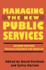 Image for Managing the new public services