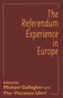 Image for The Referendum Experience in Europe