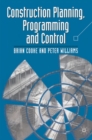 Image for Construction planning programming and control