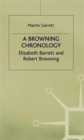 Image for A Browning chronology  : Elizabeth Barrett and Robert Browning
