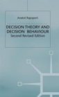 Image for Decision Theory and Decision Behaviour