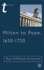 Image for Milton to Pope, 1650-1720