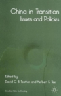 Image for China in transition  : issues and policies