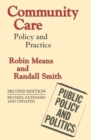 Image for Community care  : policy and practice
