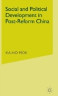 Image for Social and political development in post-reform China